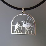 Diving Ducks pendant